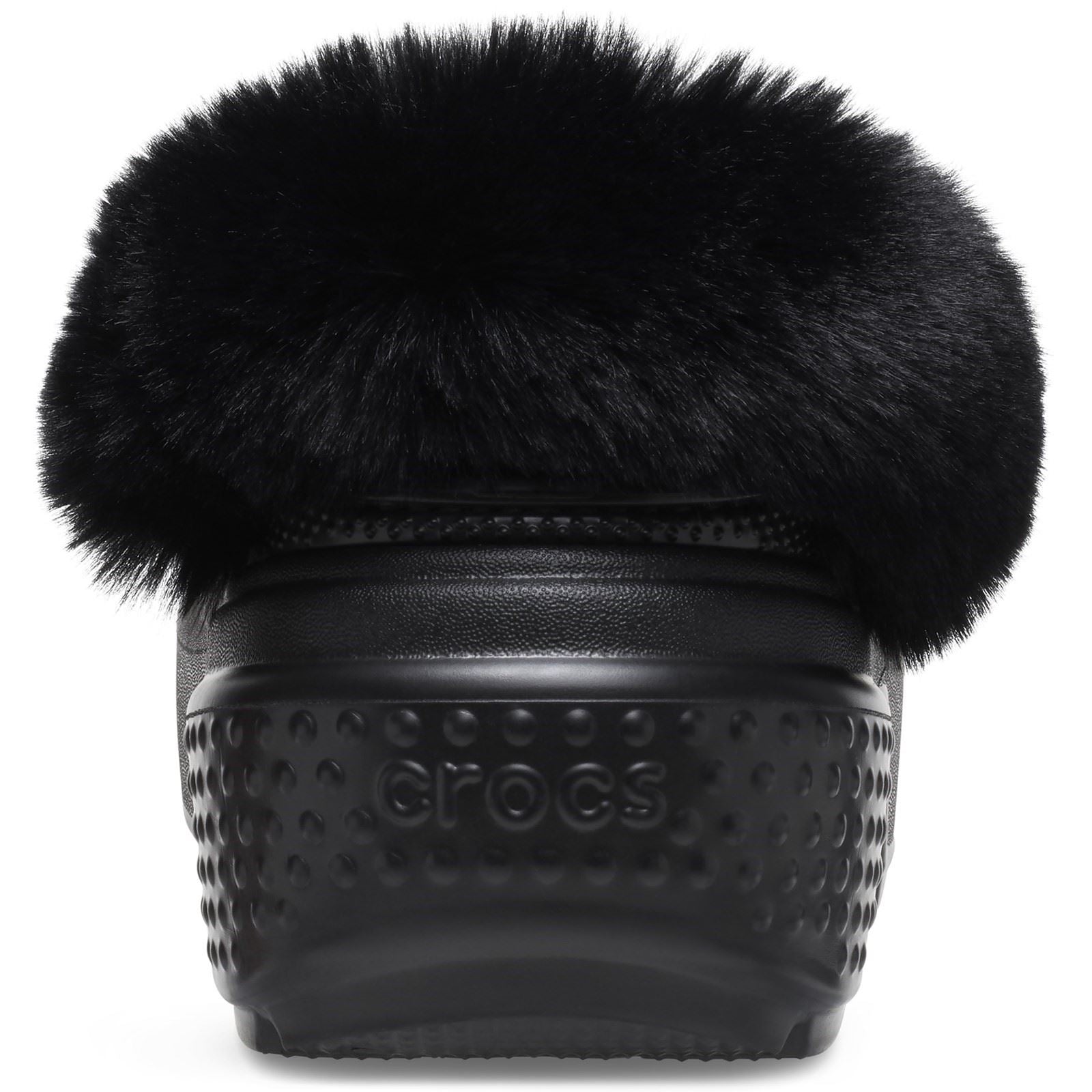 Crocs Stomp Lined Eva Damen Hausschuhe In Schwarz