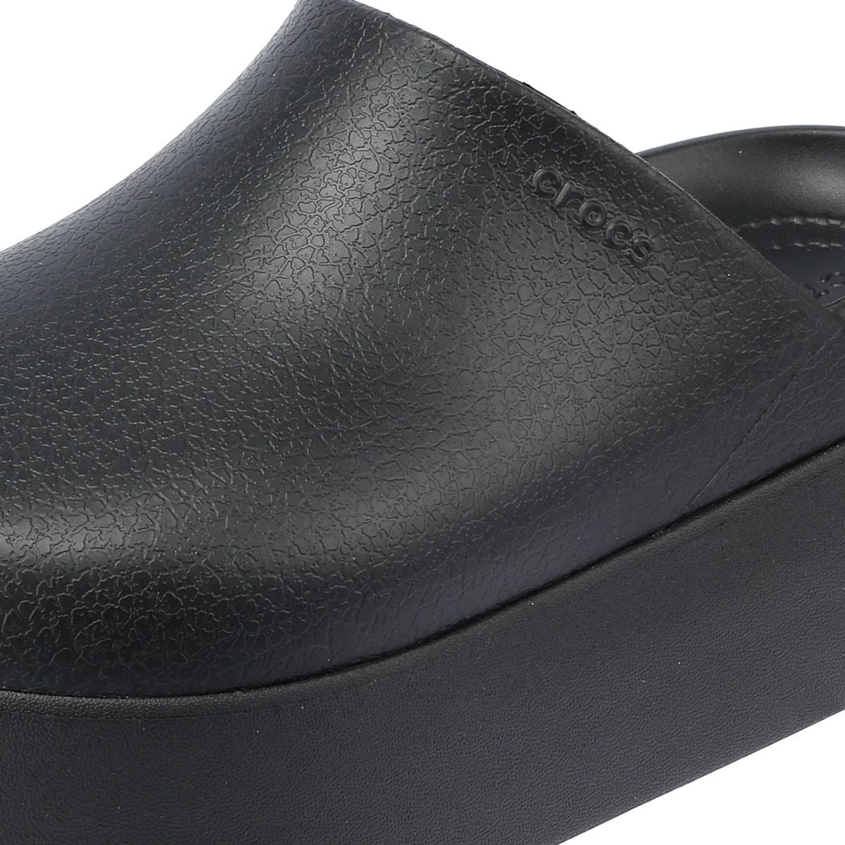 Crocs Dylan Platform Damen Schwarze Clogs