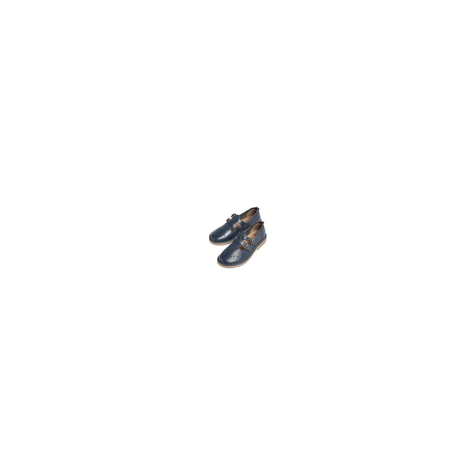 Pod Marley Leder Damen Navy Schuhe