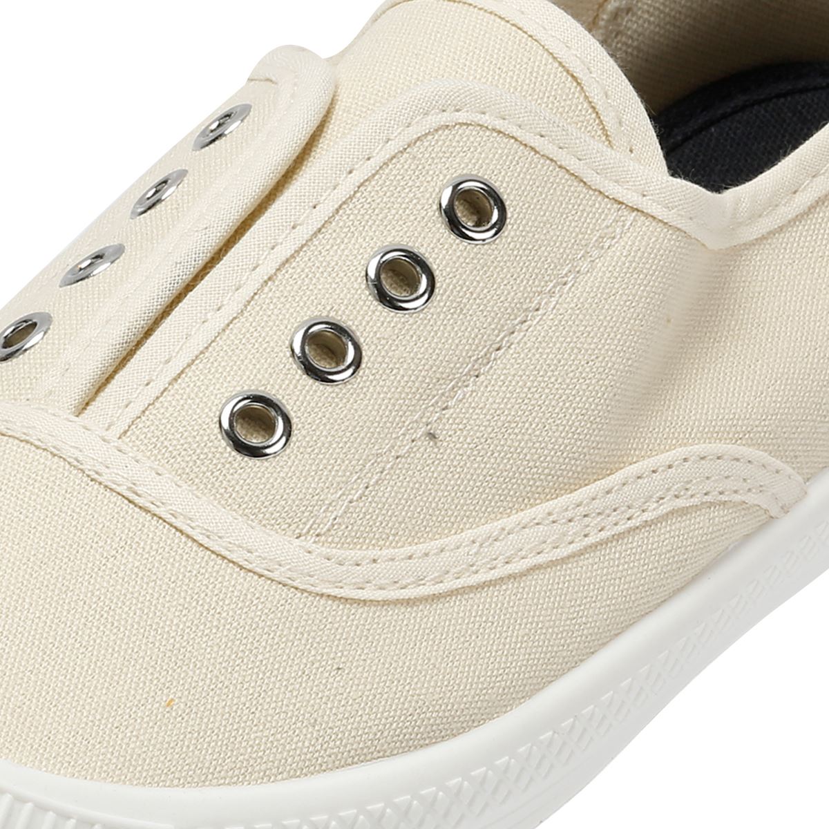 Penguin Anita Canvas Damen Weiße Schuhe