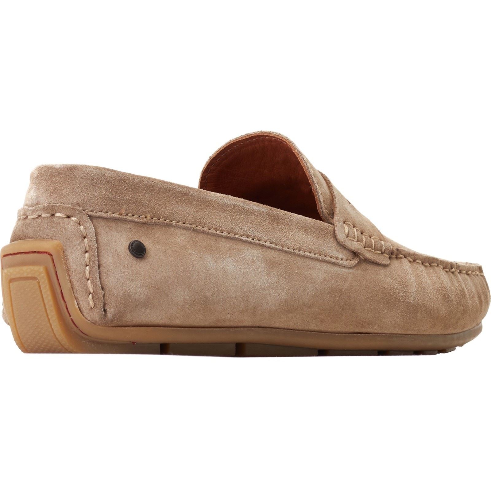Base London Collins Leder Herren Sand Loafers