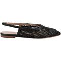 Hush Puppies Dalia Woven Damen Ballerinas Aus Schwarzem Leder