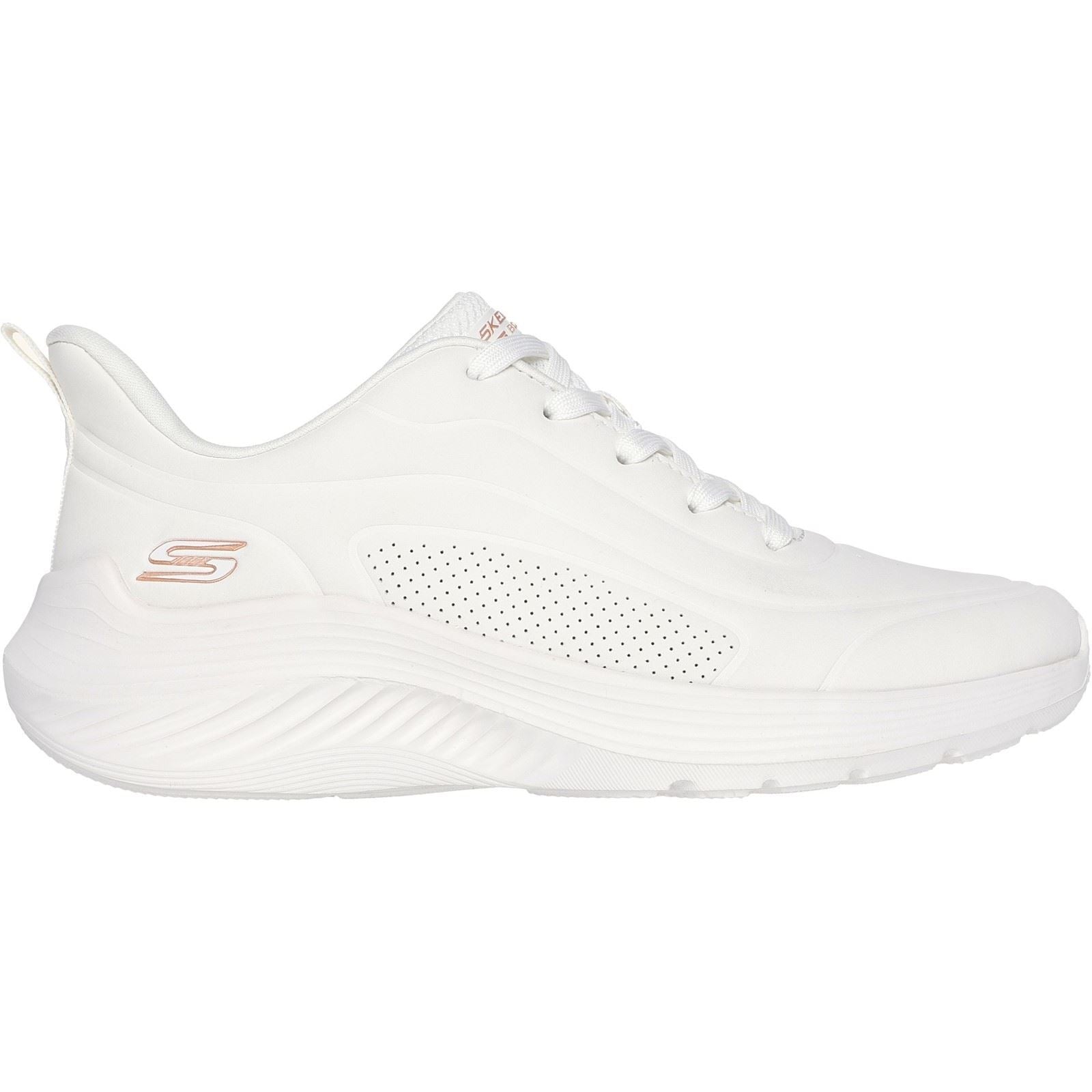 Skechers BOBS Sport Squad Waves Just Wading Synthetische Damen Sneaker In Weiß