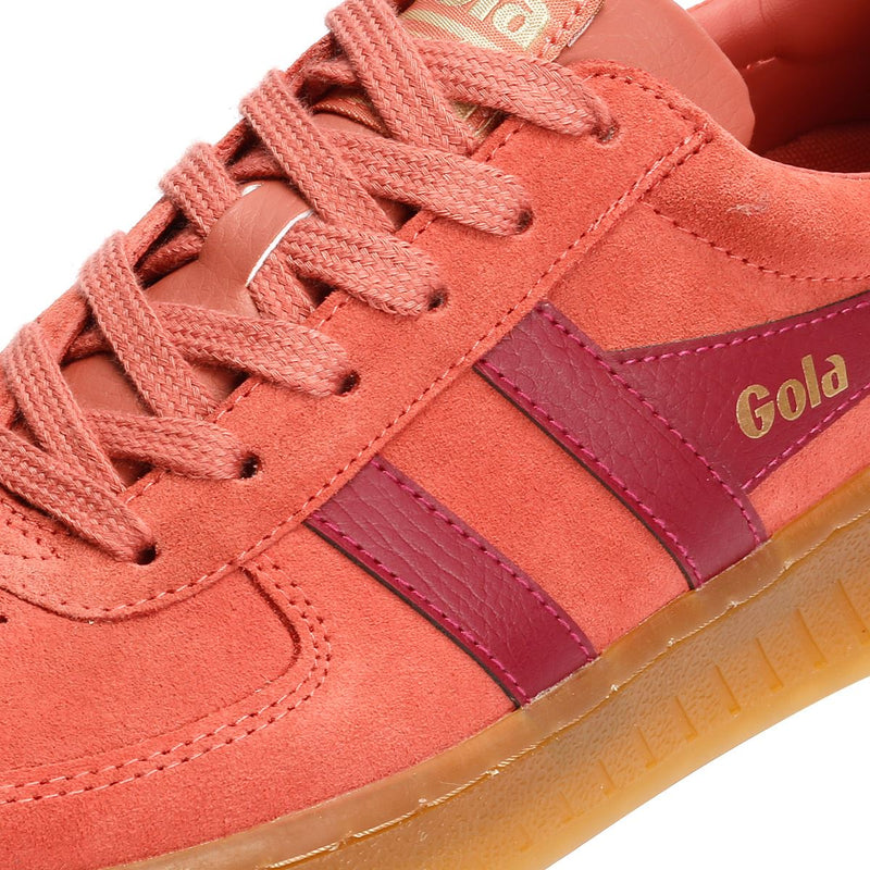 Gola Grandslam Wildleder Damen Rosa Sneakers