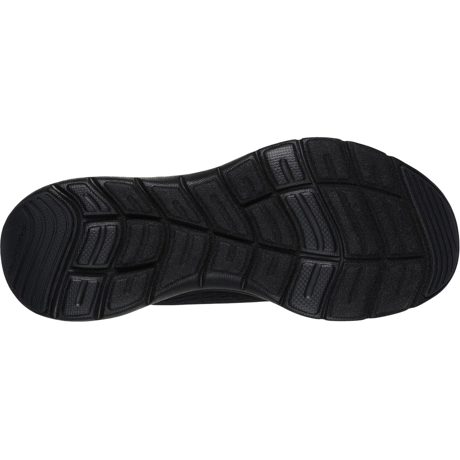 Skechers Flex Appeal 5.0 Damen Sneaker in Schwarz aus Textil