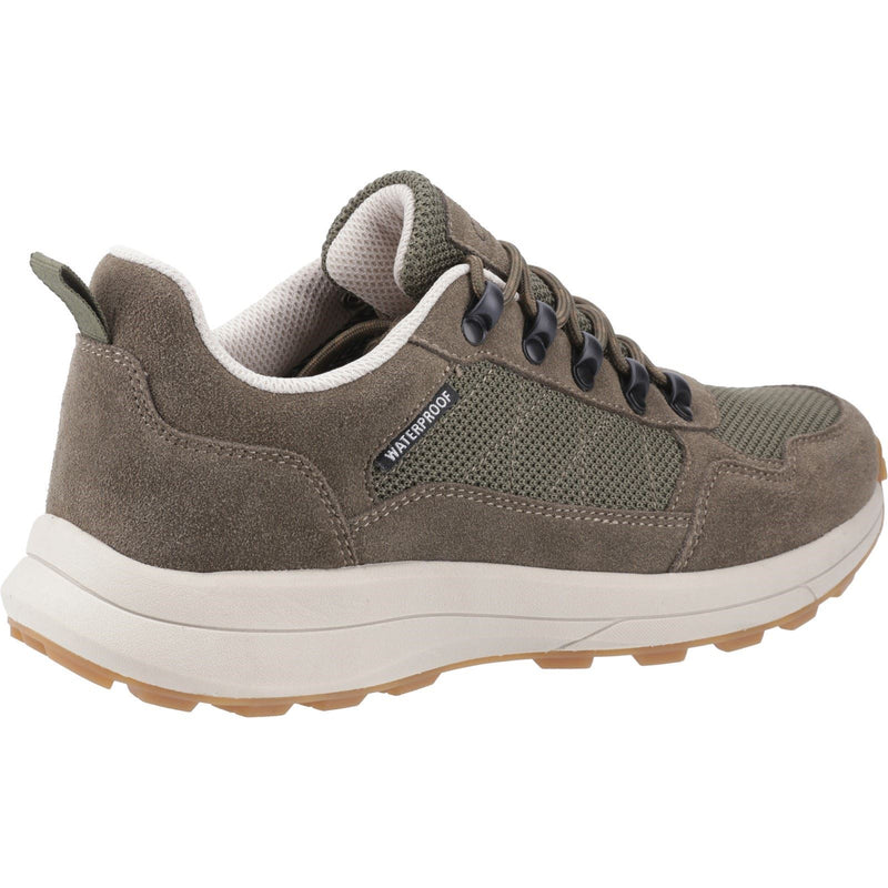 Cotswold Elmfield Wildleder Mesh Herren Sneaker In Khaki