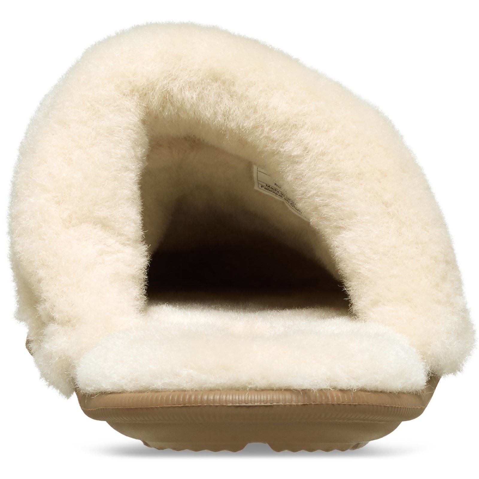 Crocs Classic Fuzz Scuff Thermolastische Schlappen In Sepia