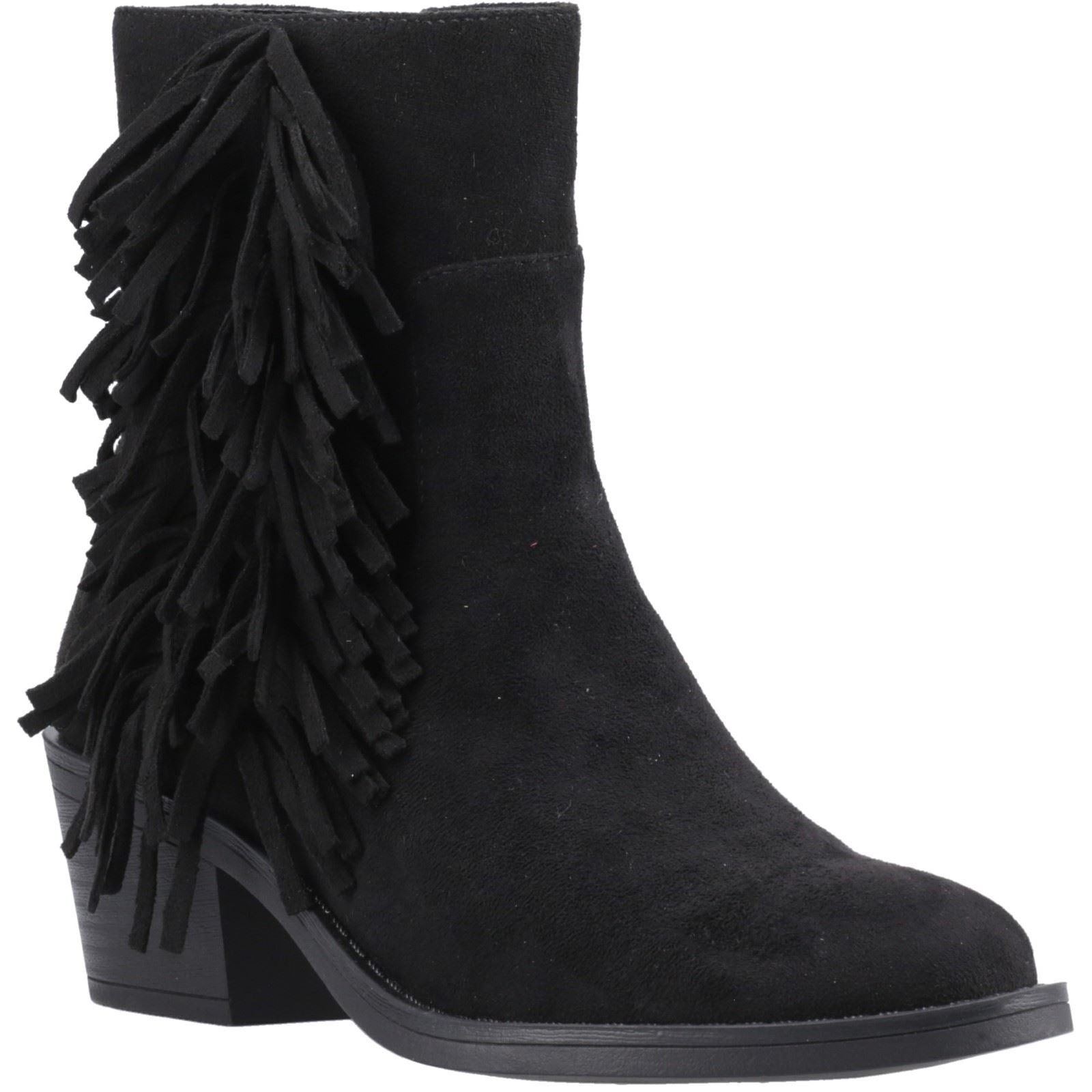 Rocket Dog Yankee Künstliches Wildleder Damen Schwarze Farbe Absatz Stiefeletten