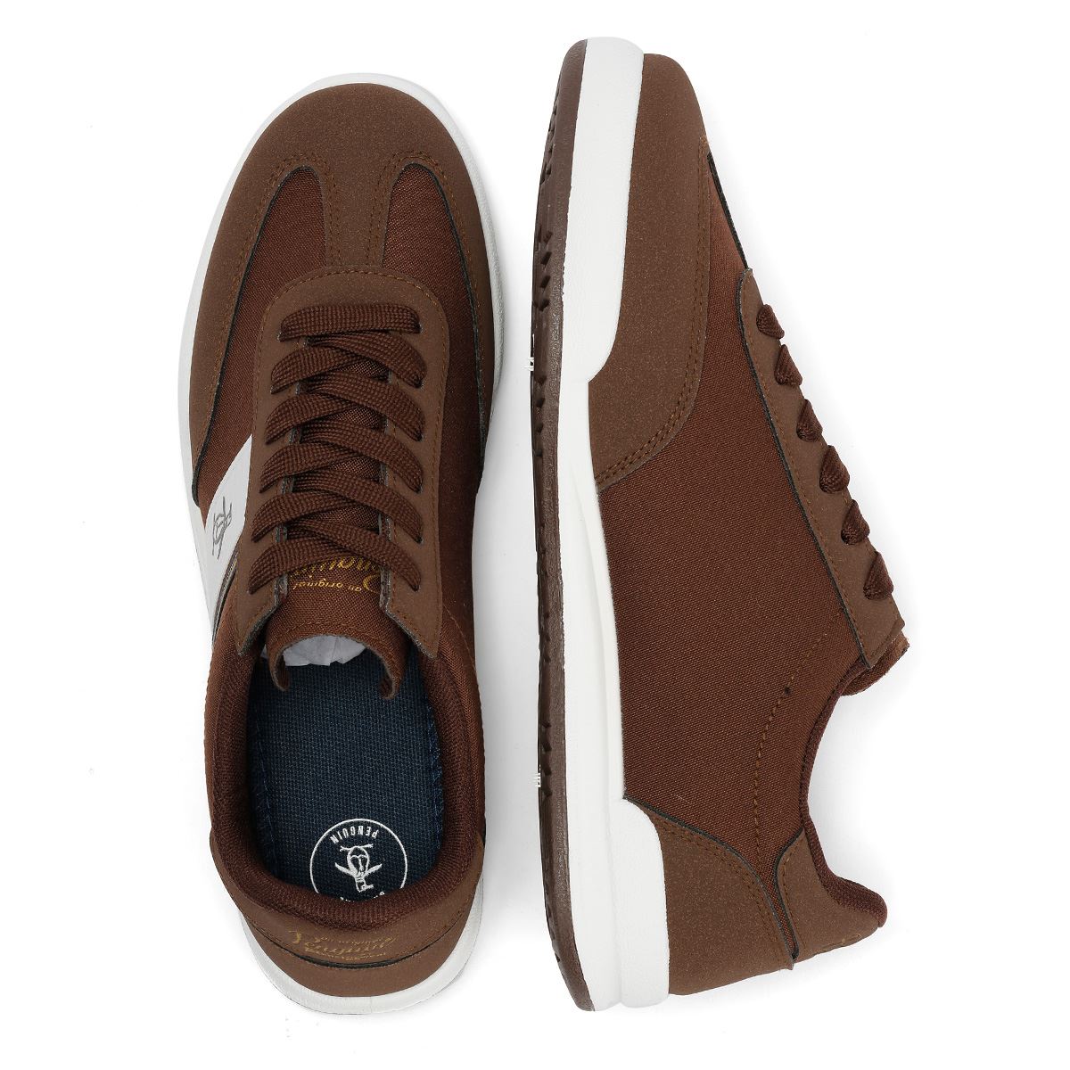 Penguin Gaz Herren Braune Sneakers