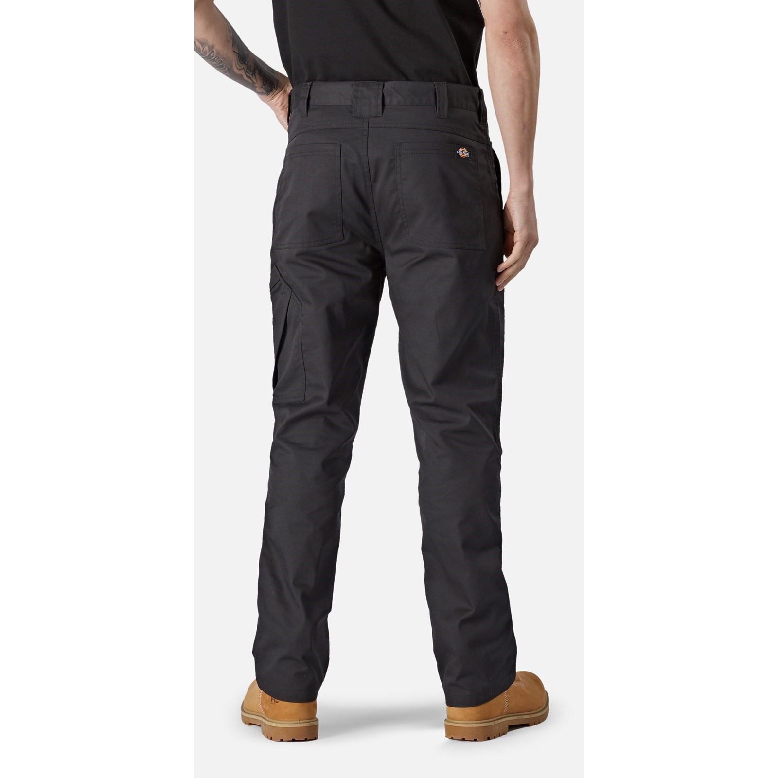 Dickies Action Flex Polyester Herren Schwarze Outdoor Hosen