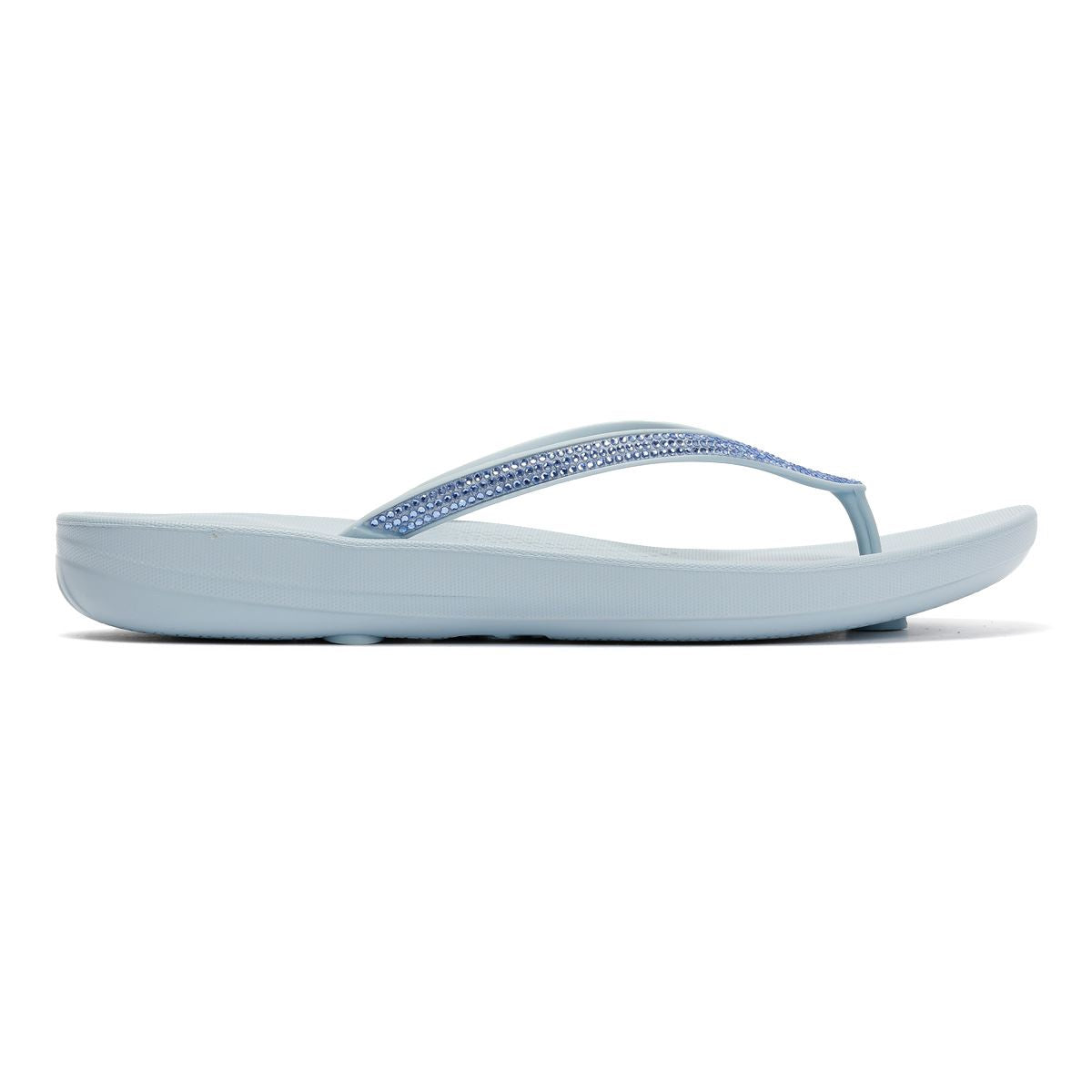 FitFlop Iqushion Sparkle Damen Blaue Flip-Flops