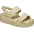 Crocs Brooklyn Woven Thermoplastische Damen Chai Sandalen