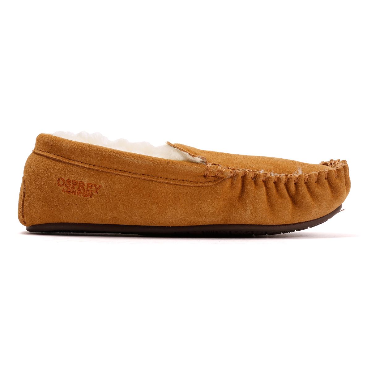 Osprey London The Sunday Wildleder Herren Braune Hausschuhe