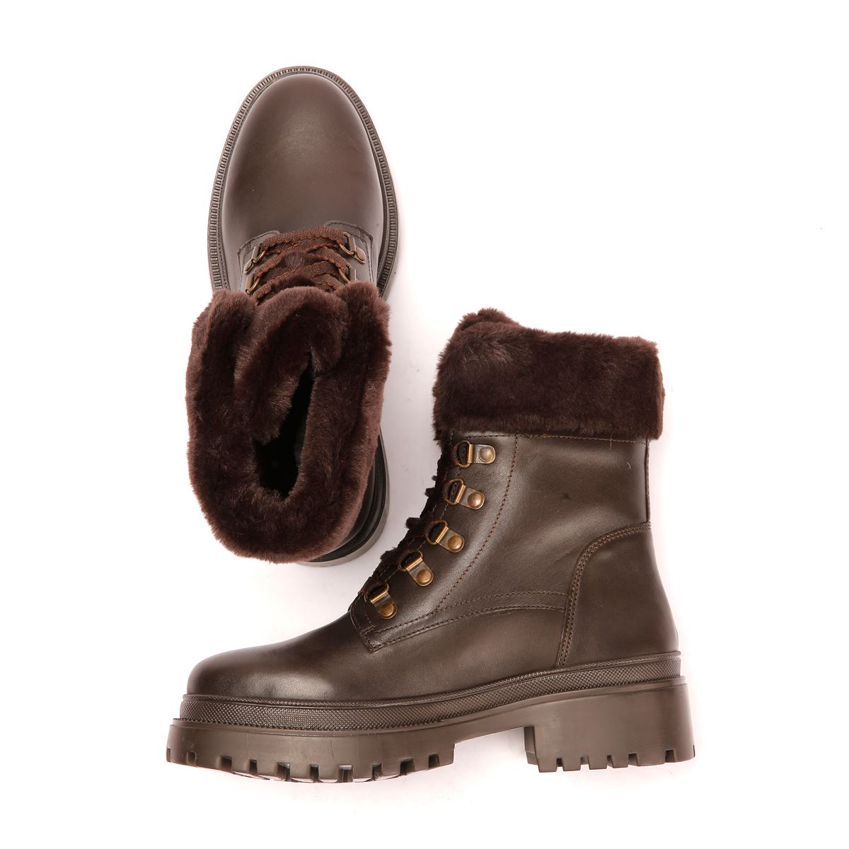 Osprey London The Budapest Leder Damen Braune Stiefel