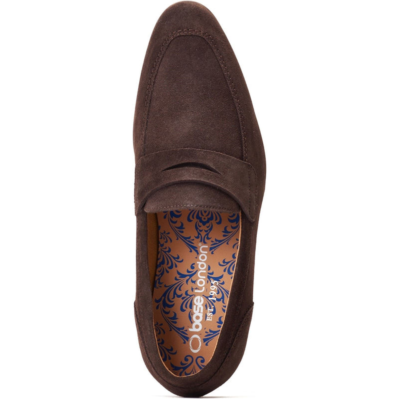 Base London Bruno Herrenschuhe Aus Gebranntem Braunleder