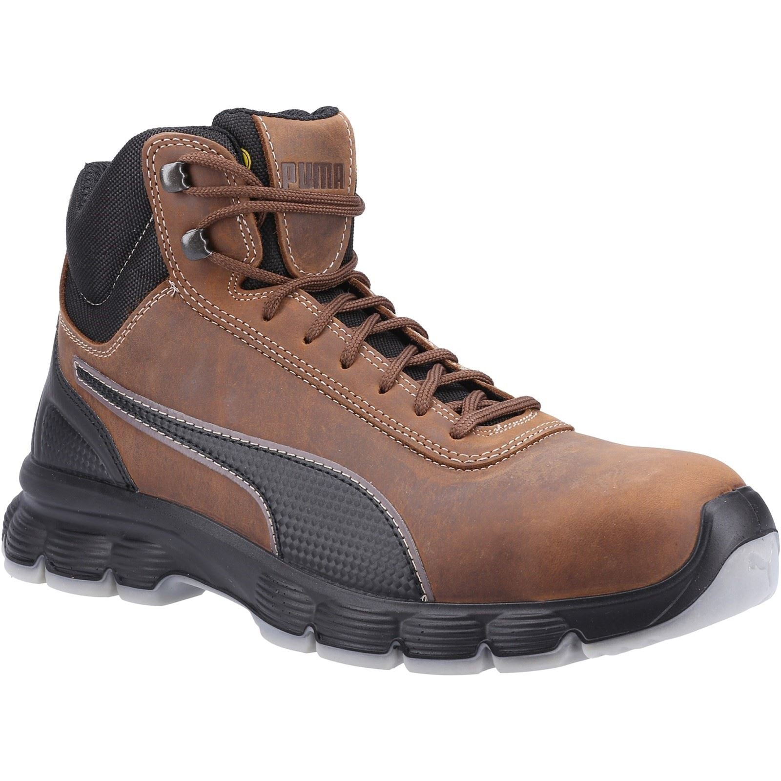 Puma Safety Condor Mid Nubuck Braun Sicherheitsstiefel