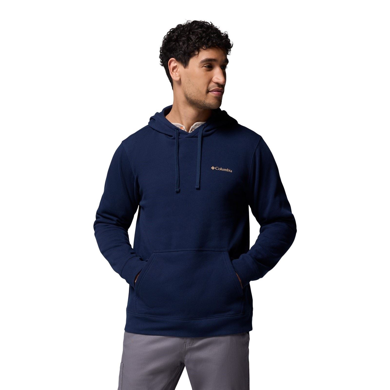 Columbia Columbia Trek Graphic Hoodie Trek Grafik Hoodie Baumwolle Männer Blauer Kapuzenpullover
