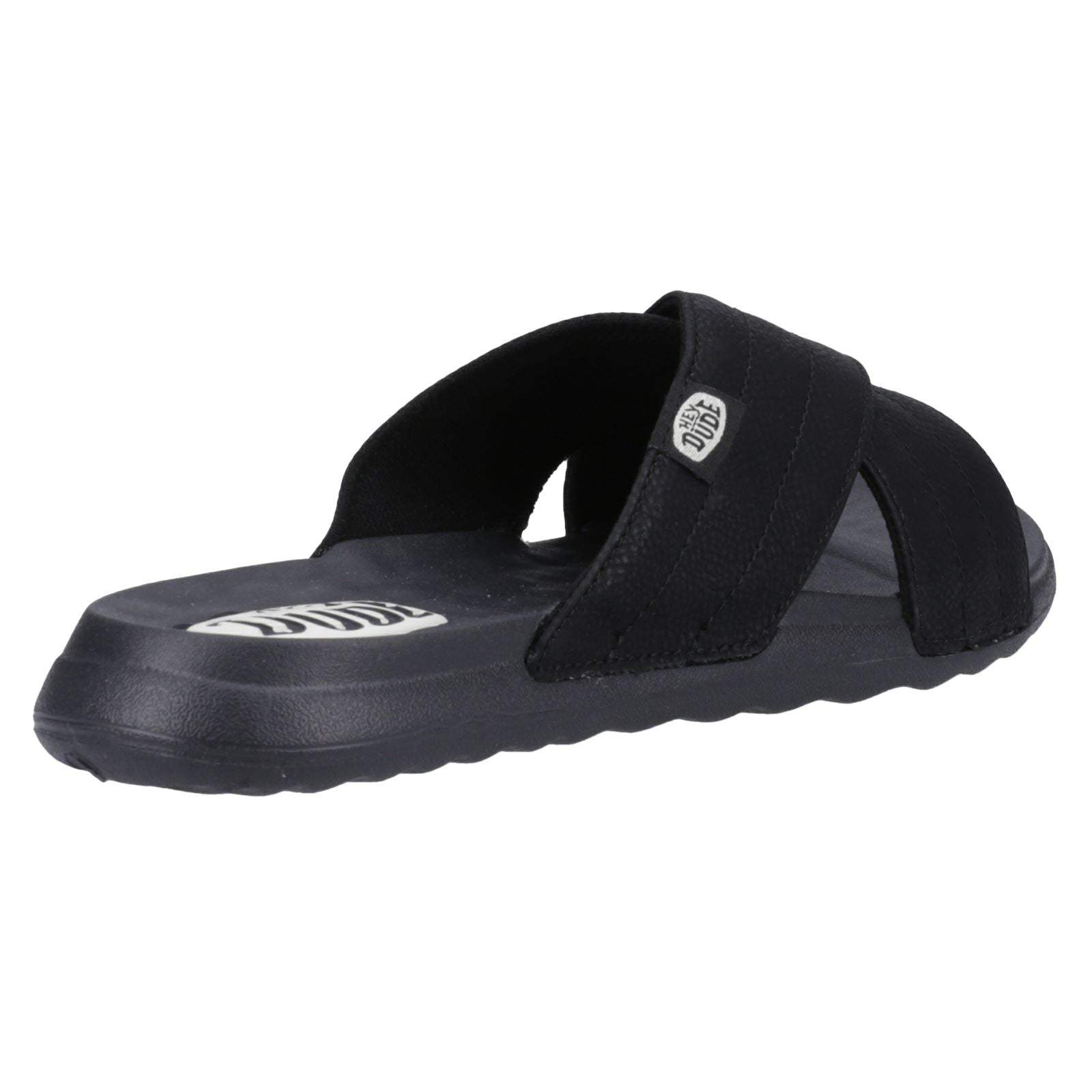HEYDUDE Christi Slide Distressed Damen Schwarze Farbe Sandalen