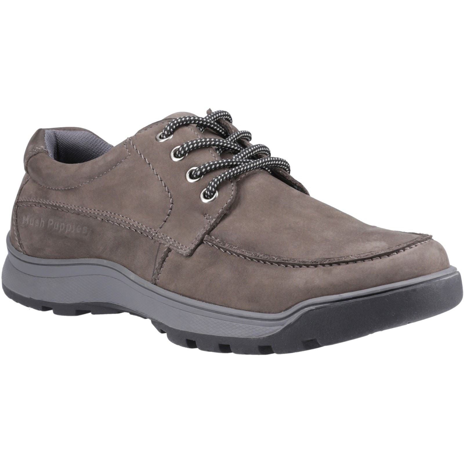 Hush Puppies Tucker Lace Herrenschuhe Aus Grauem Nubukleder Mit Schnürung
