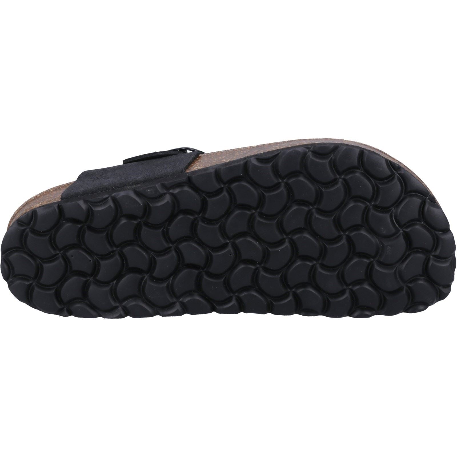 Hush Puppies Billie Damen Sandalen Aus Schwarzem Wildleder