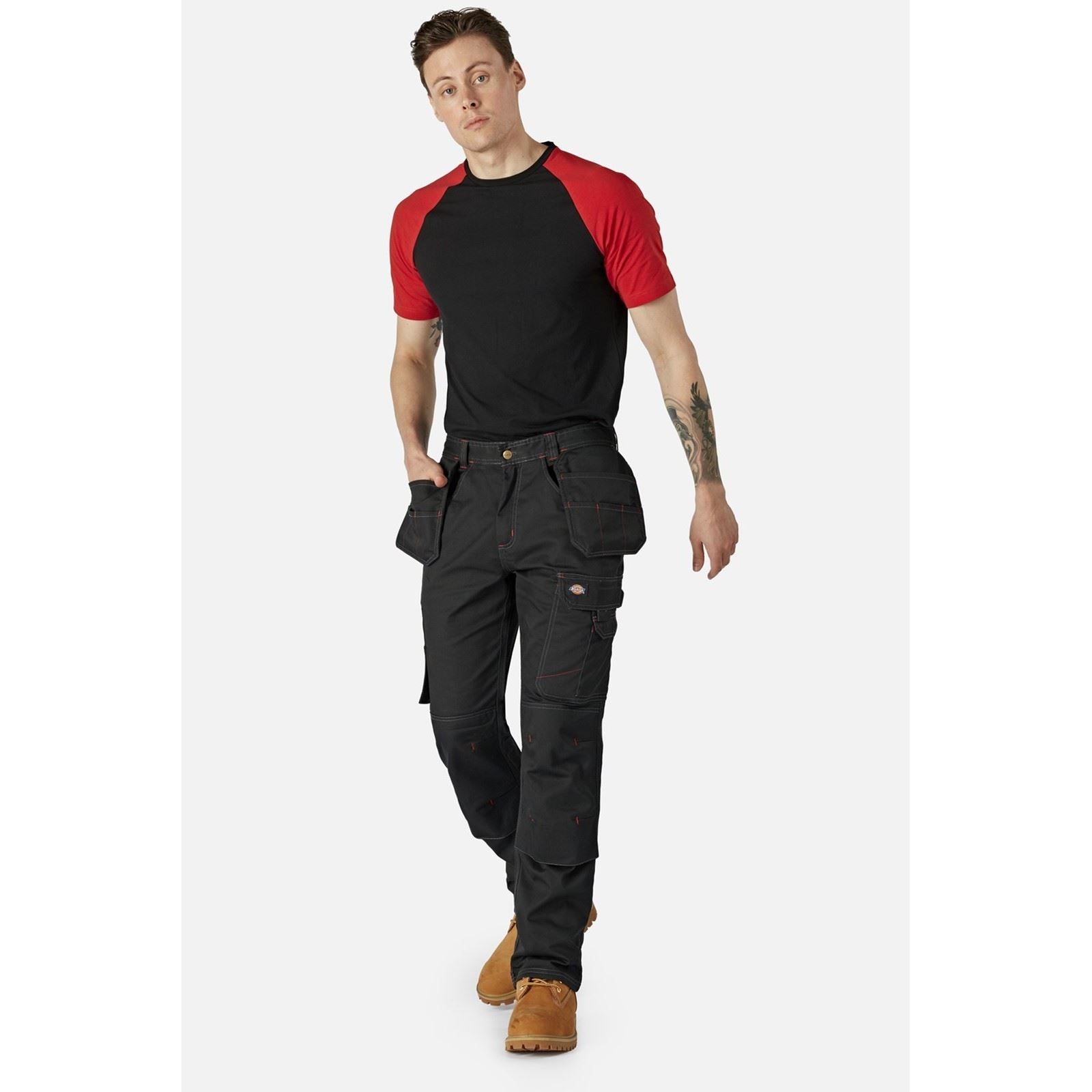 Dickies Redhawk Pro Polyester Herren Schwarze Outdoor Hosen