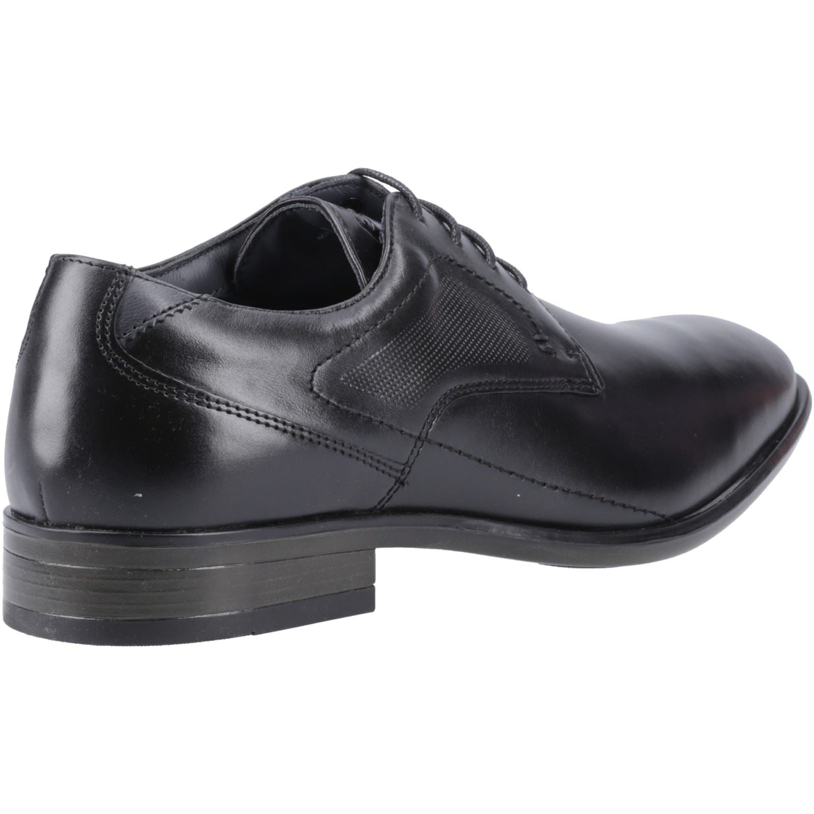Pod Carl Schwarze Farbe Herren-Schnürschuhe Aus Leder