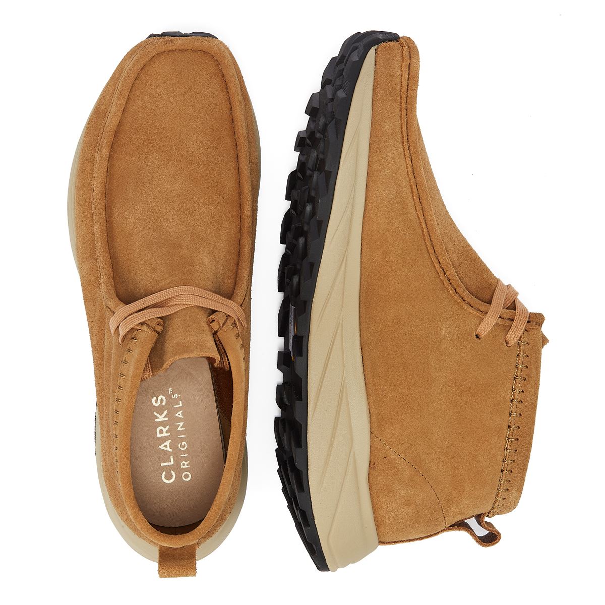 Clarks Originals Wallabee Eden Wildleder Herren Schnürschuhe In Braun