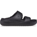 Crocs Classic Cozzzy Damen Sandalen Aus Thermoplastischem Material In Schwarz
