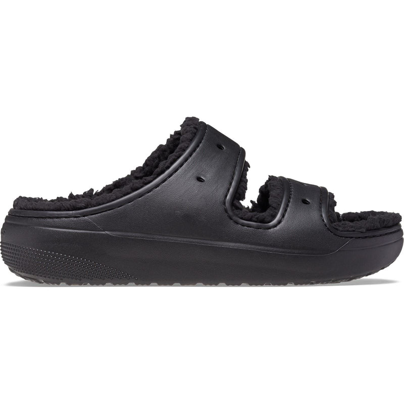 Crocs Classic Cozzzy Damen Sandalen Aus Thermoplastischem Material In Schwarz