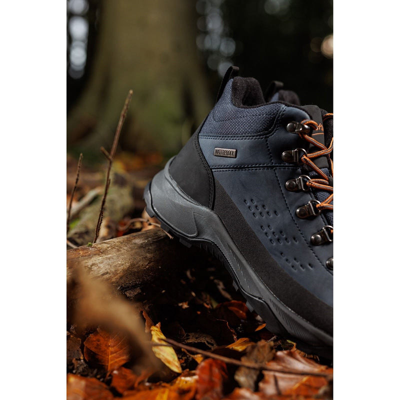 Cotswold Ryeford Herren Wanderstiefel Aus Leder In Marineblau