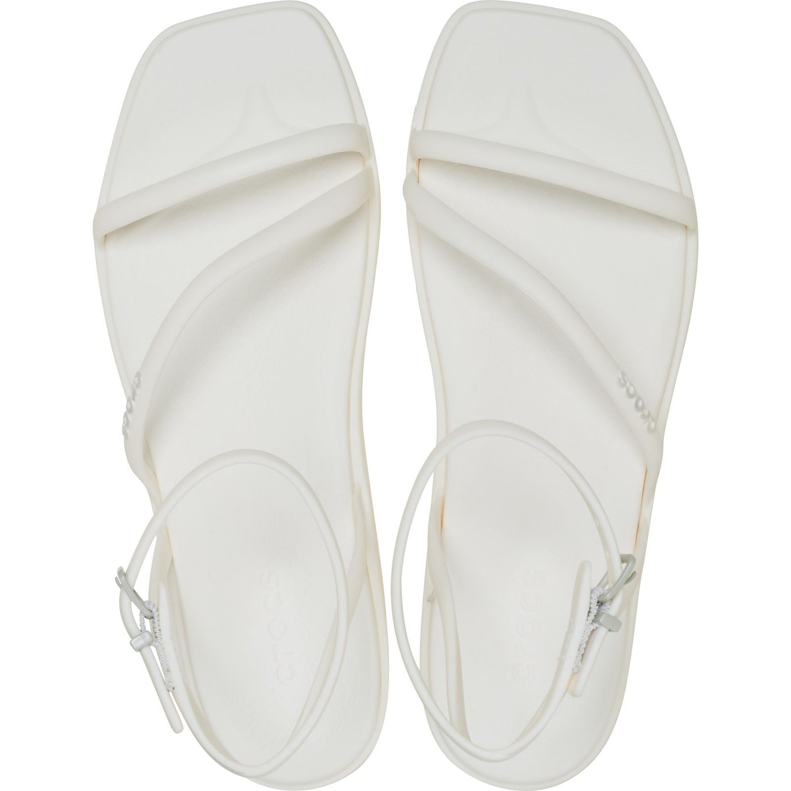 Crocs Miami Toe Loop Eva Damen Kreide Sandalen