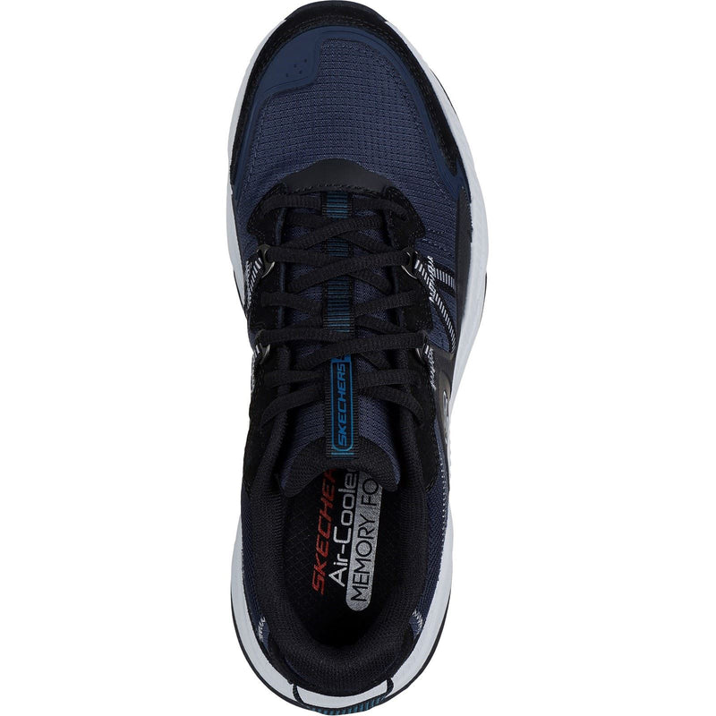 Skechers Vigor AT Richwood Herren Wanderschuhe Aus Leder In Marineblau/Grau