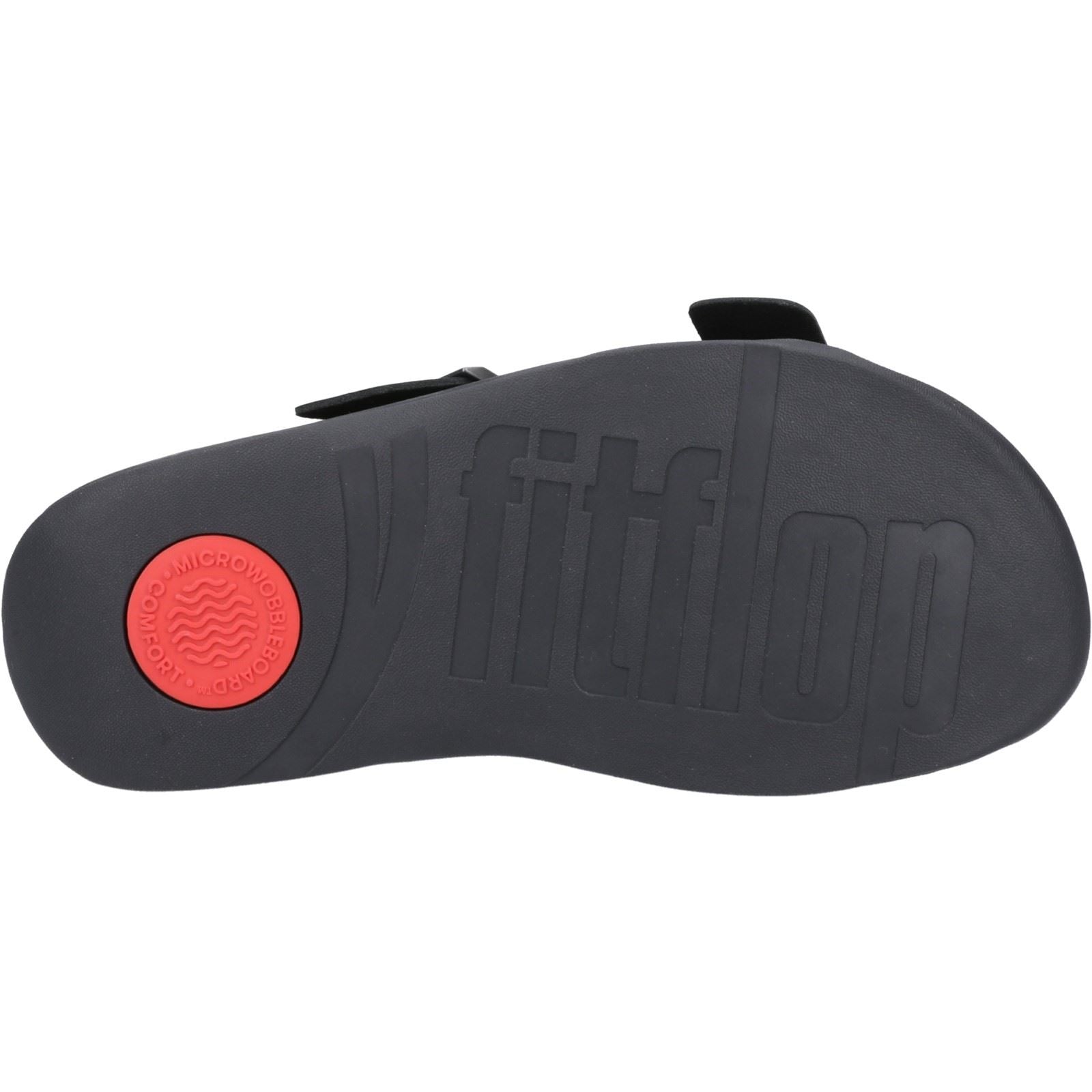 Fitflop Gogh Moc Leder Herren Schwarze Sandalen