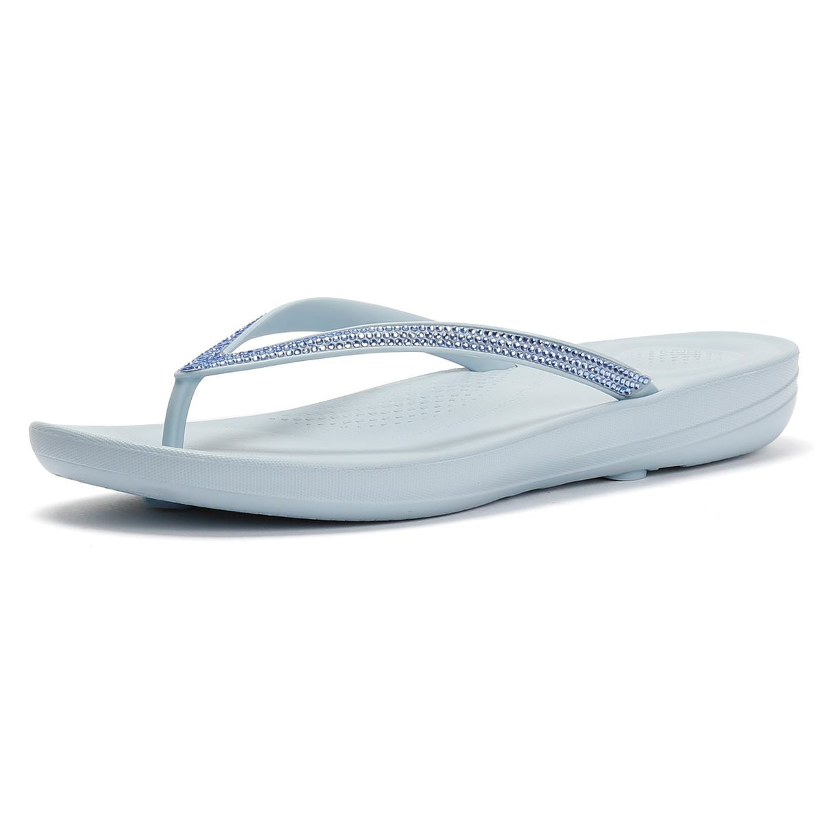 FitFlop Iqushion Sparkle Damen Blaue Flip-Flops