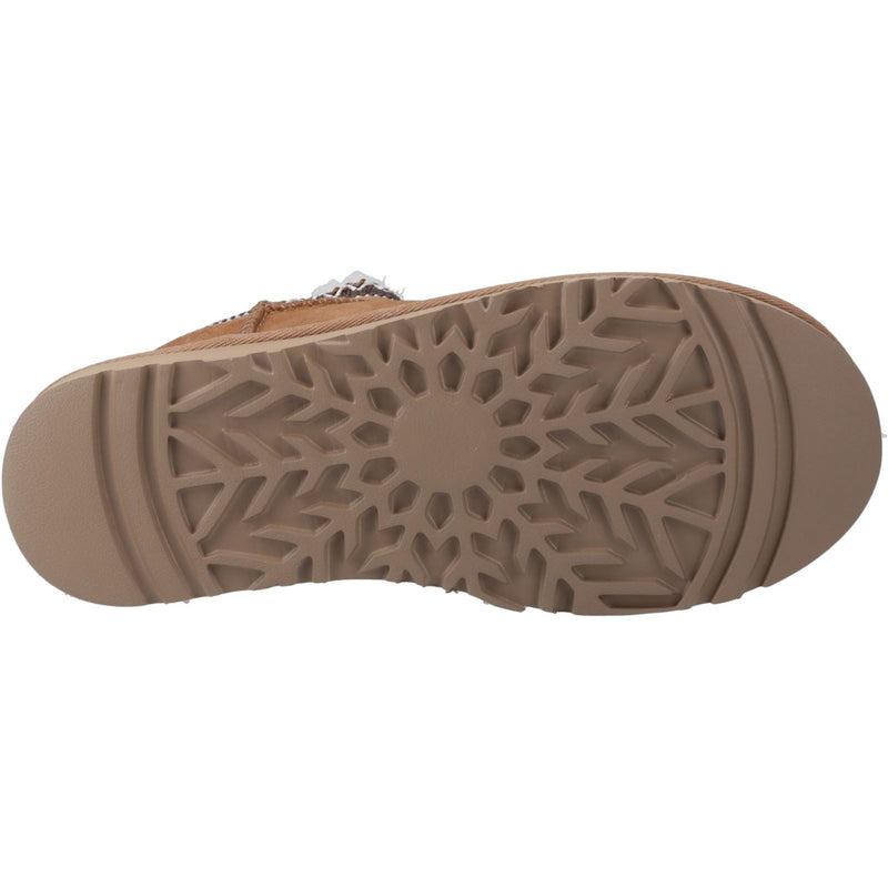 Hush Puppies Sloane Damenhausschuhe aus Veloursleder in Tan