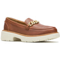 Hush Puppies Jodie Damenloafer Aus Cognacfarbenem Leder