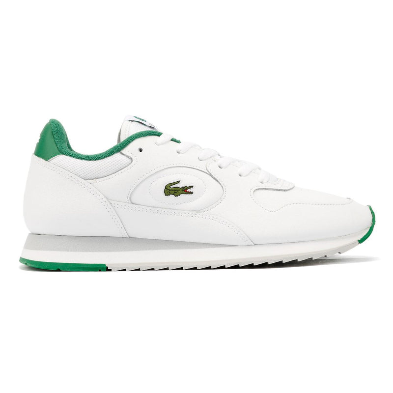 Lacoste Linetrack Leder Herren Weiße Sneakers