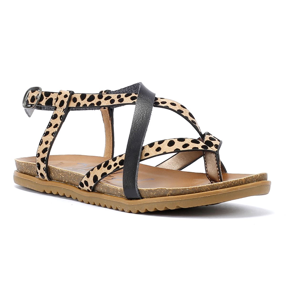Blowfish Malibu Mirenda Damen Leoparden Sandalen