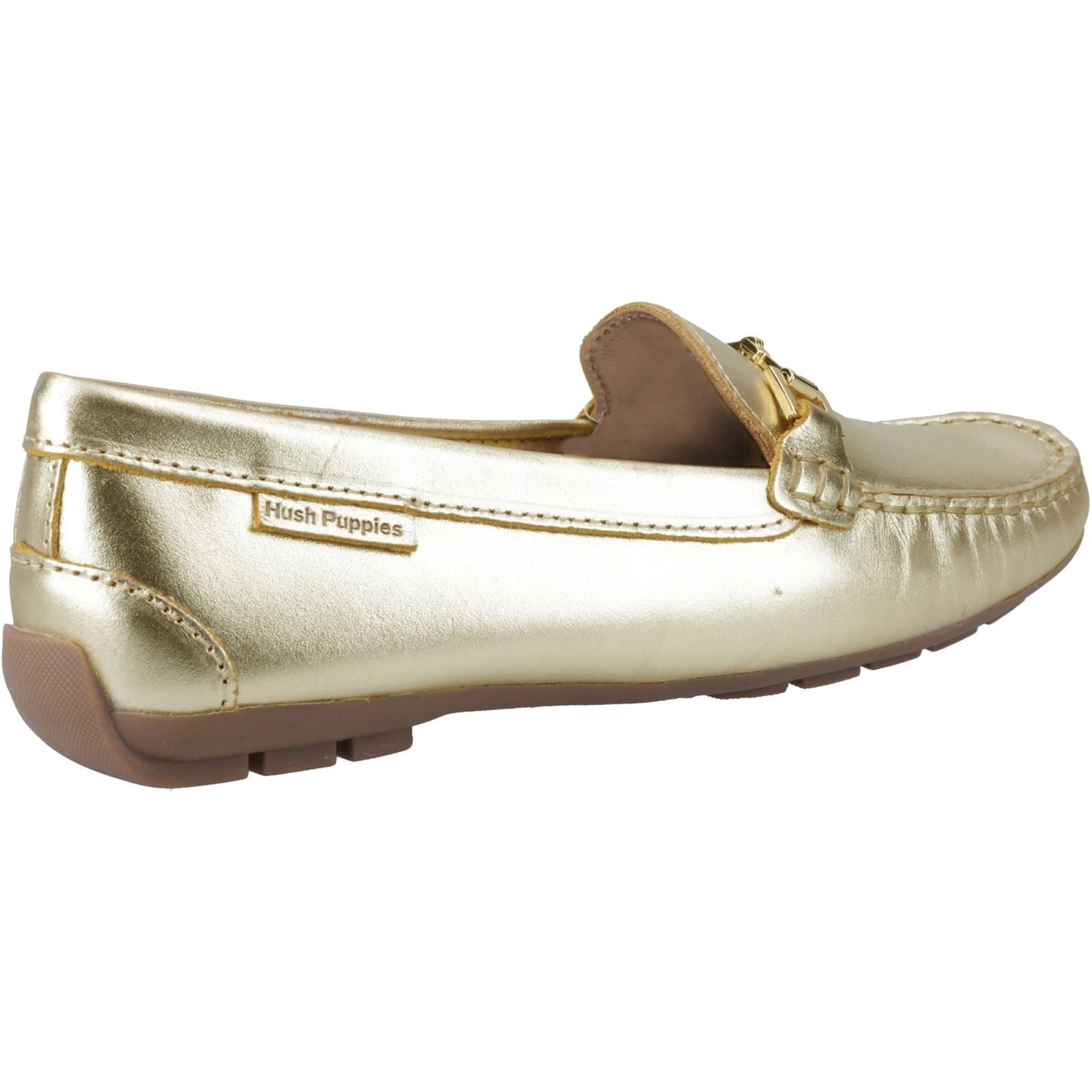 Hush Puppies Eleanor Damen Slipper Aus Leder In Gold