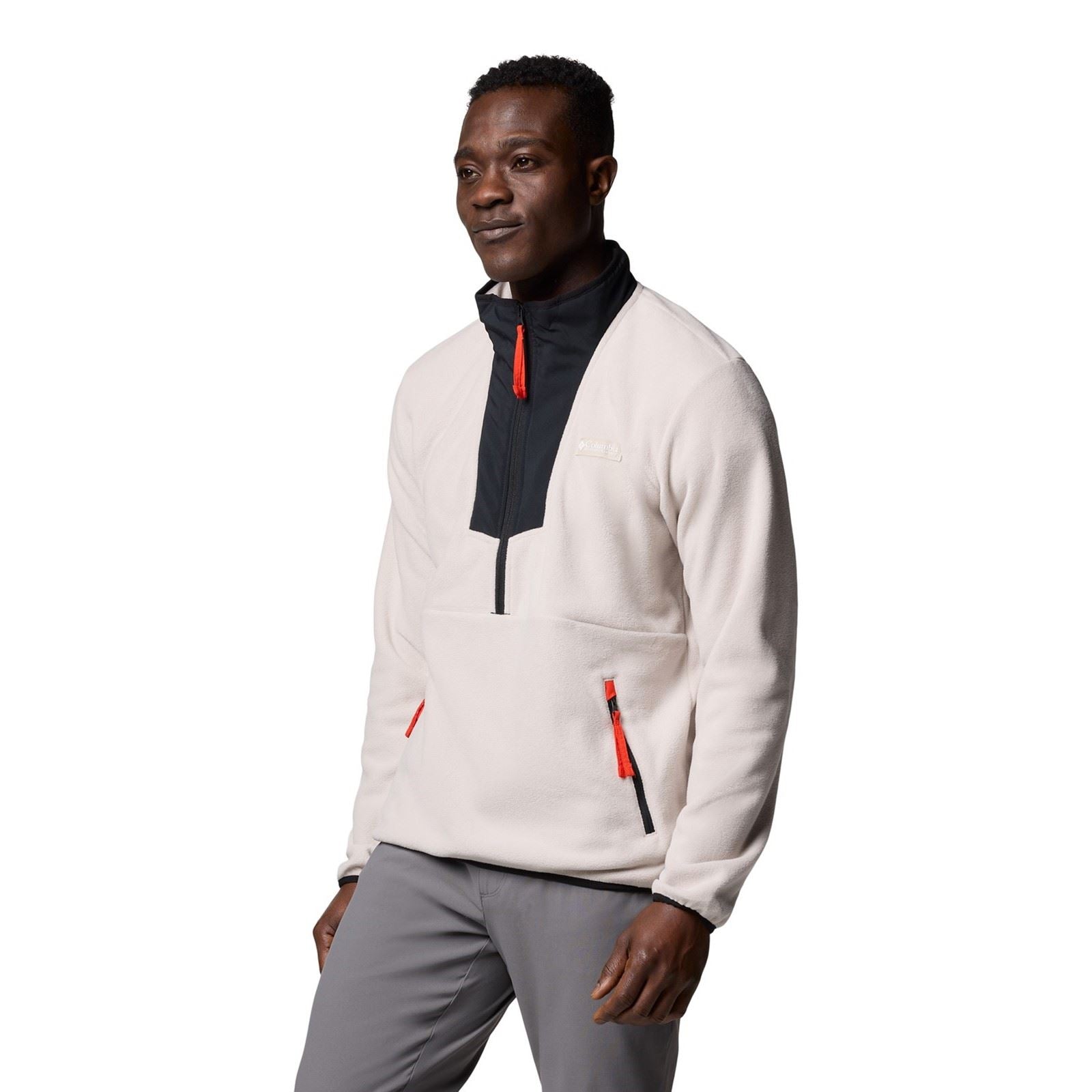 Columbia Sequoia Grove Half Zip Fleece Polyester Herren Braune Zip-Kragen Pullover