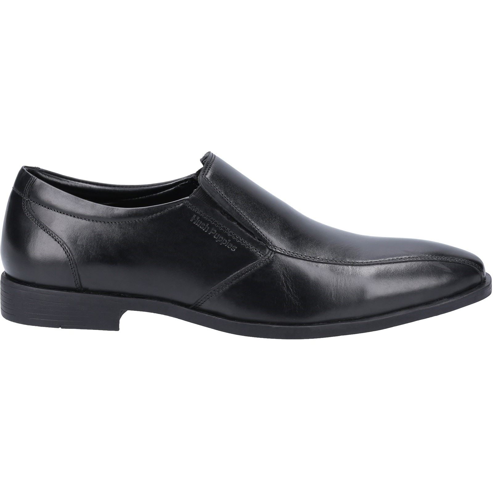 Hush Puppies Ellis Leder-Herrenschuhe Zum Hineinschlüpfen In Schwarz