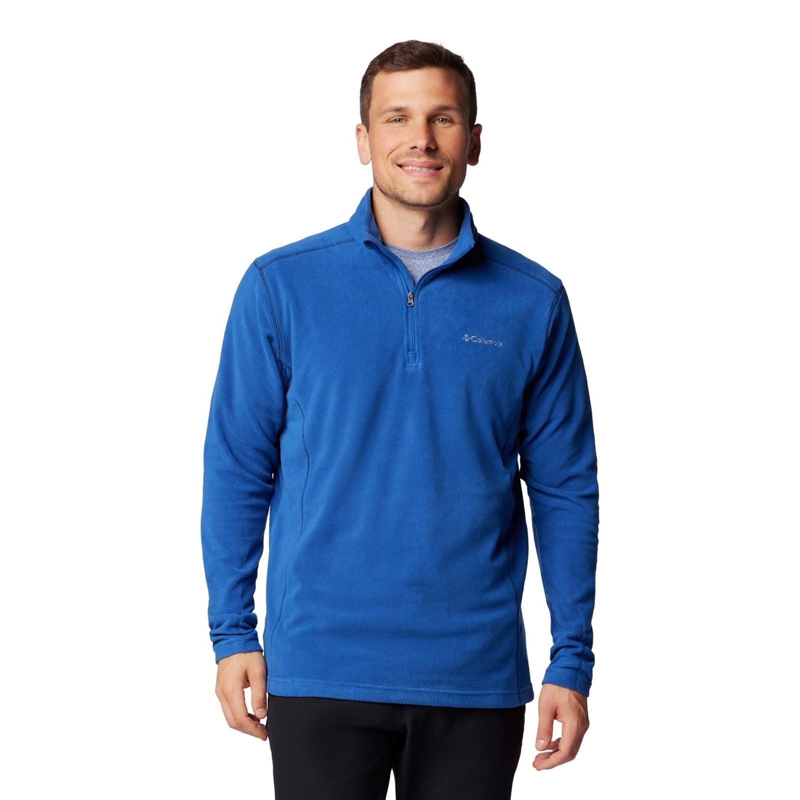 Columbia Klamath Range II Half Zip Herren Blaue Fleecejacke