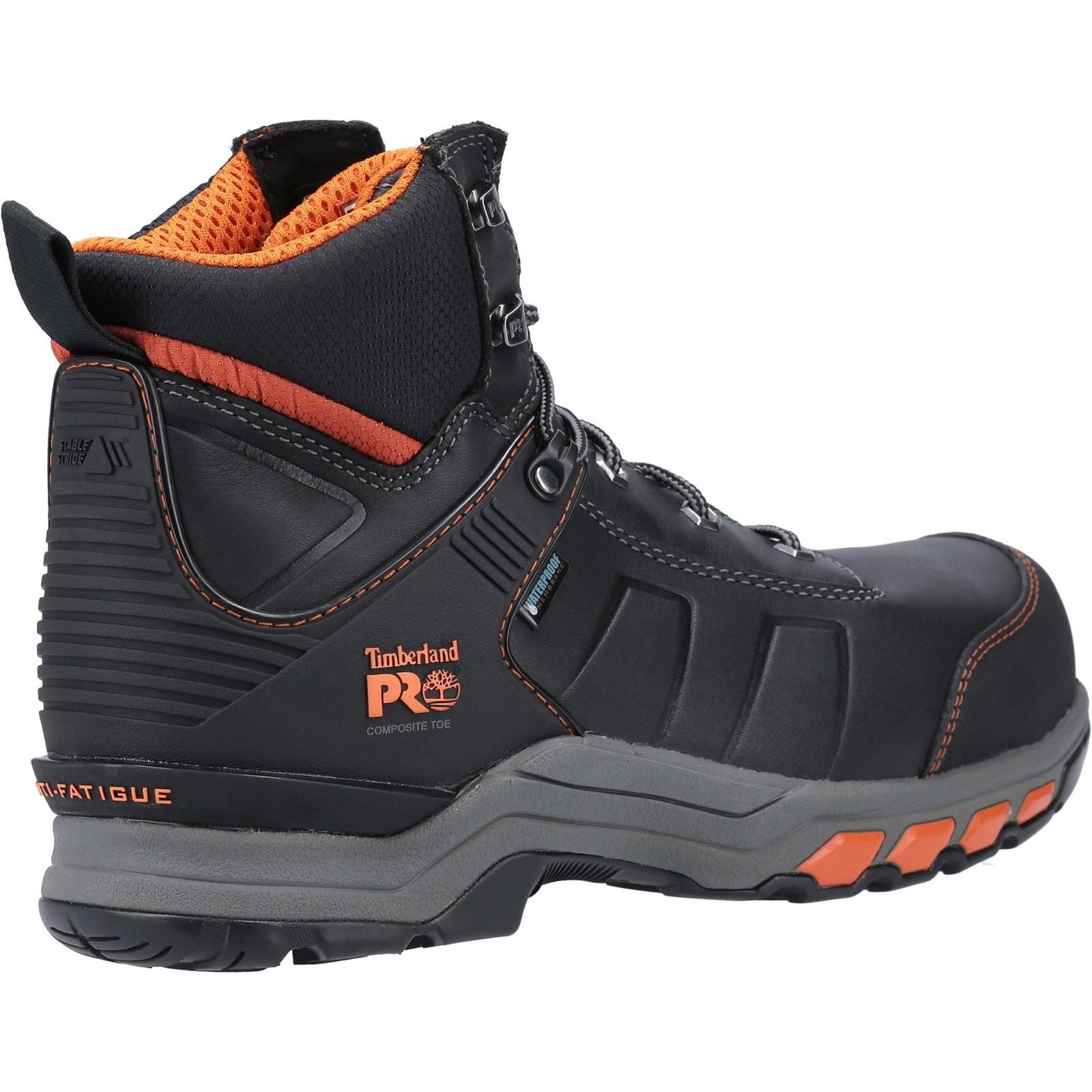 Timberland Pro Hypercharge Arbeitsleder Schwarz/Orange Sicherheitsstiefel