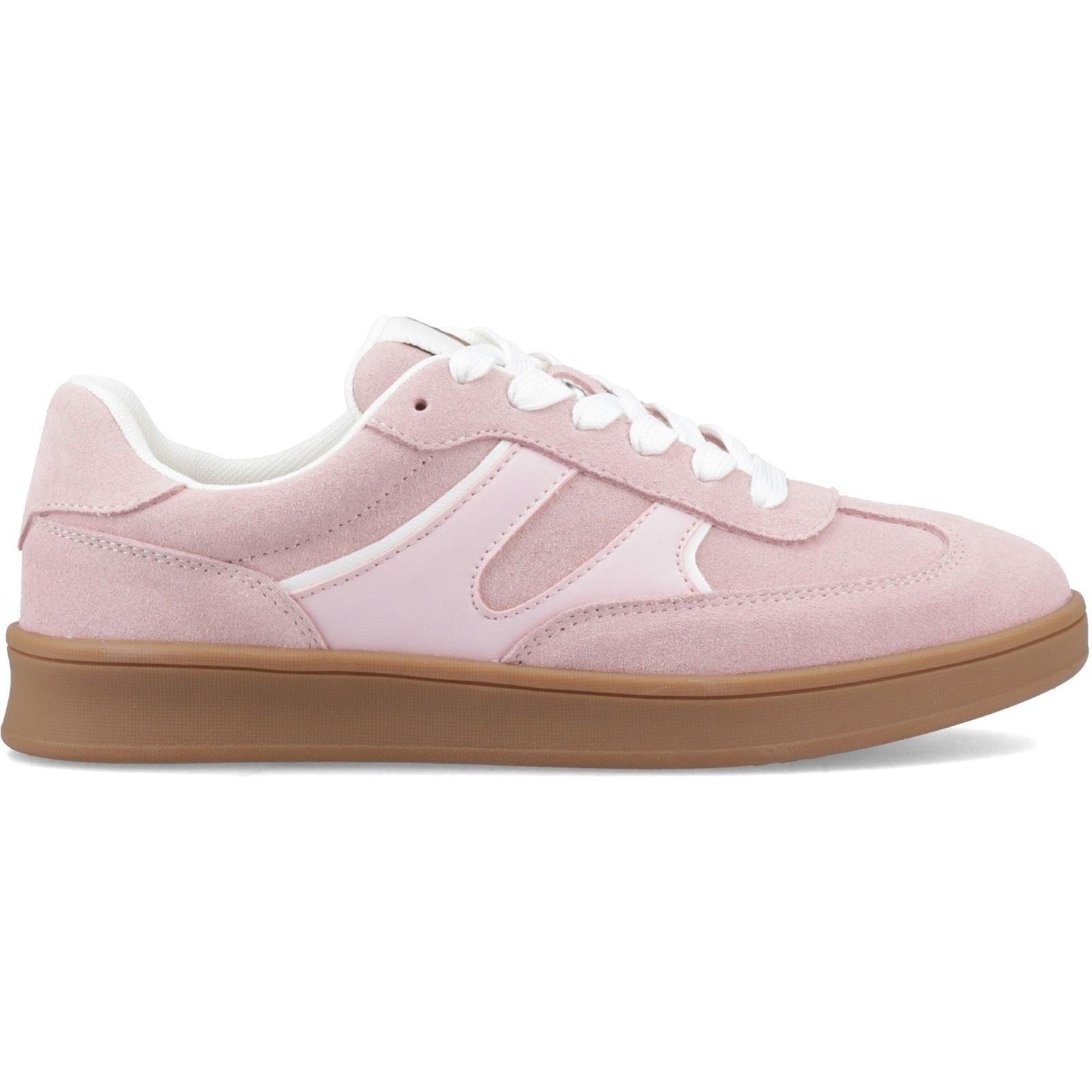 Hush Puppies Maura Wildleder Damen Pink Sneakers