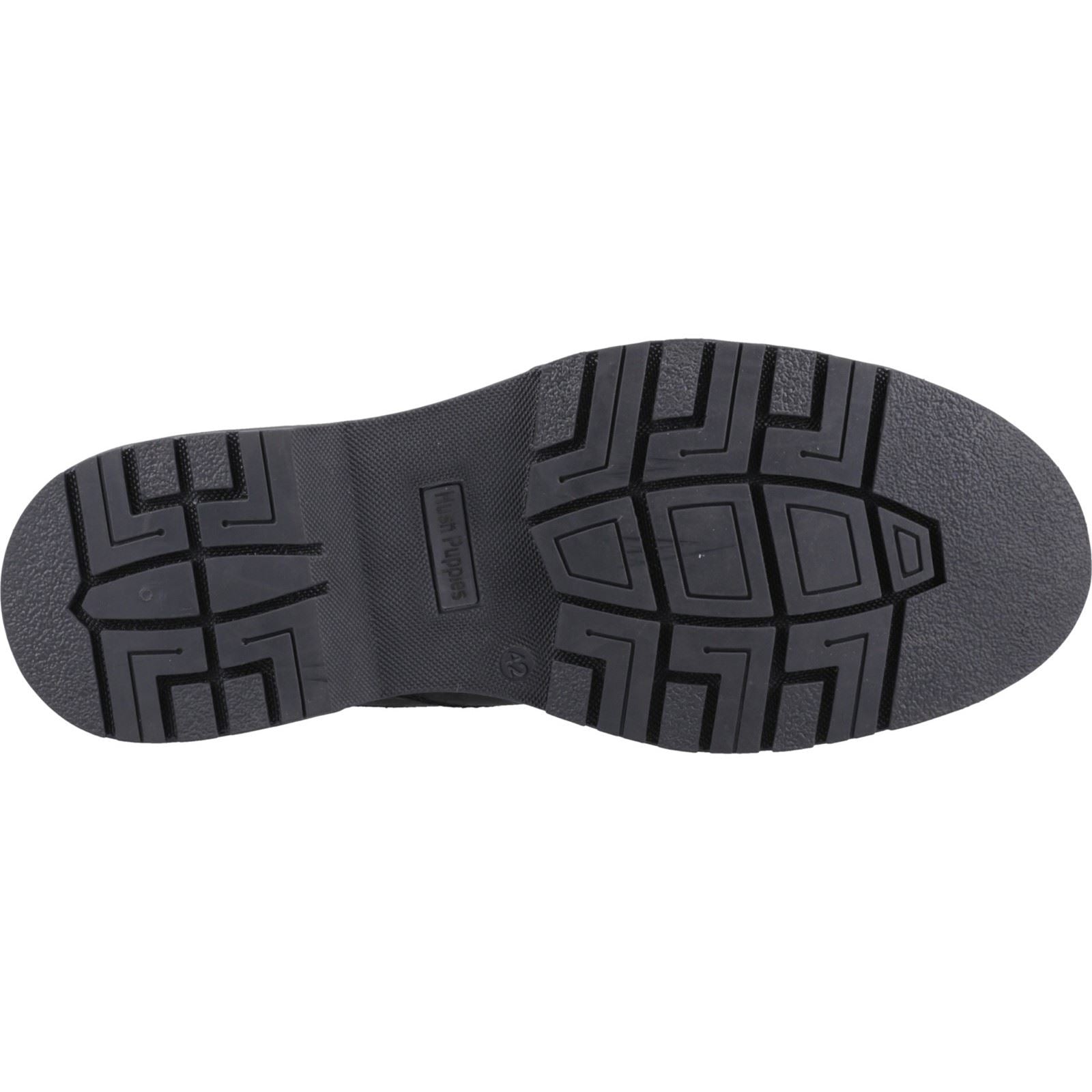 Hush Puppies Jamie Herren Stiefel aus schwarzem Leder