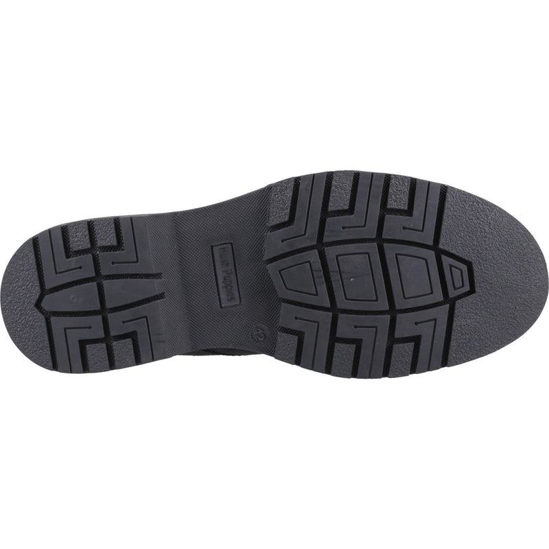 Hush Puppies Jamie Herren Stiefel aus schwarzem Leder