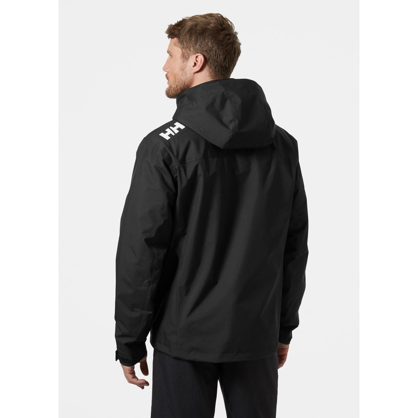 Helly Hansen Sport Crew Hooded Midlayer Sailing 2.1 Herren Schwarze Segeljacke