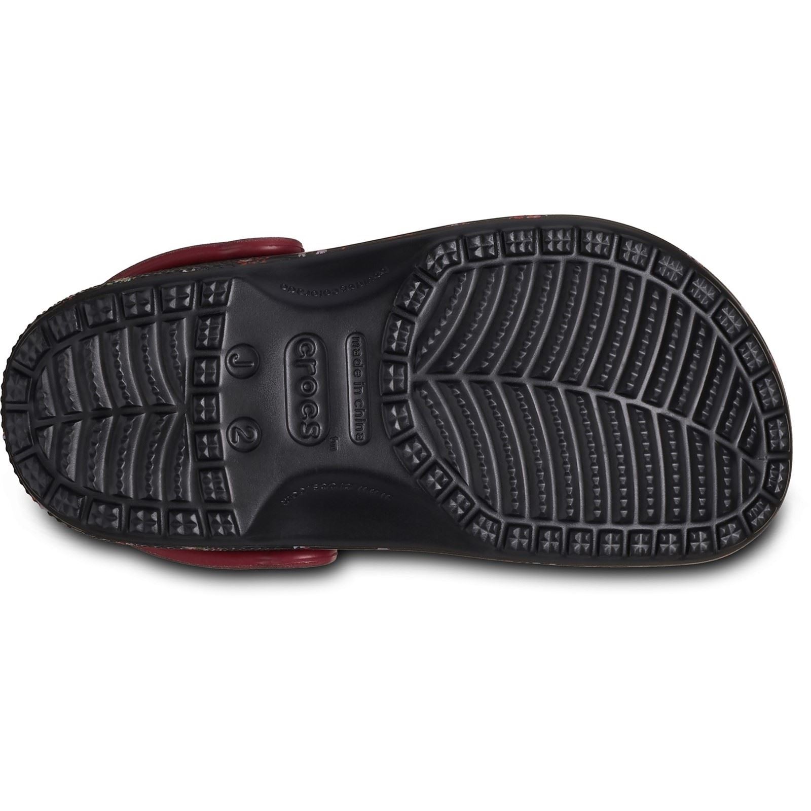 Crocs Classic Graphic Thermoplastische Schwarze/Mehrfarbige Loafer