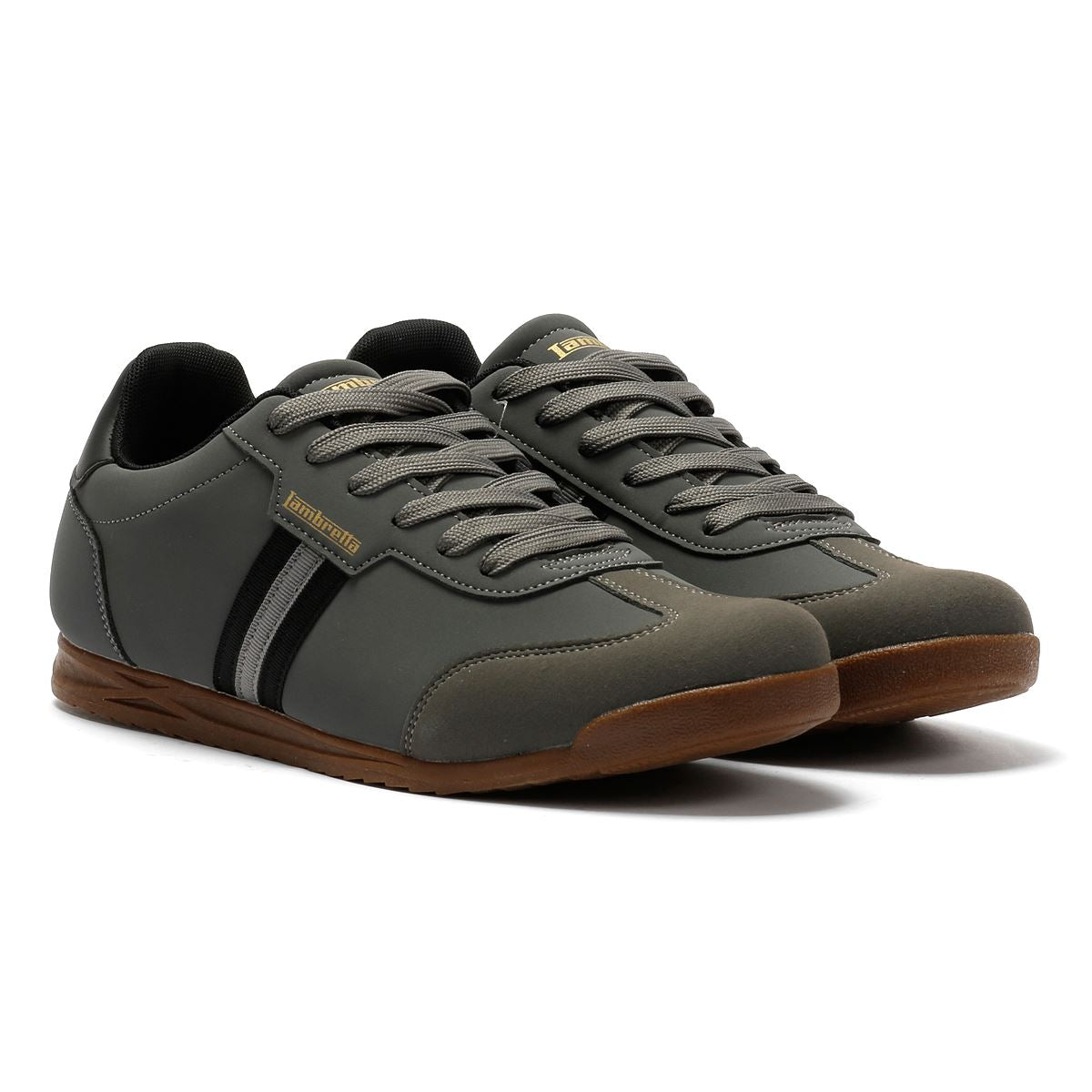 Lambretta Tackle Herren Graue Turnschuhe