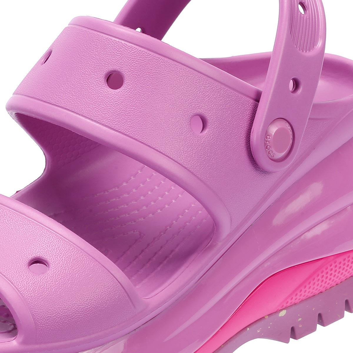 Crocs Mega Crush Blasenrosa Sandalen
